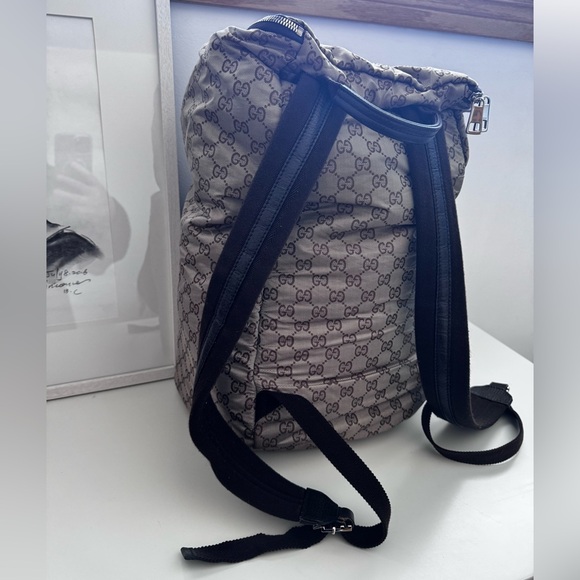 Gucci Monogram Canvas Backpack - Picture 7 of 13